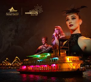 호주 시드니 하버: 빈티지 쇼보트 디너 크루즈 + 라이브 카바레 쇼 