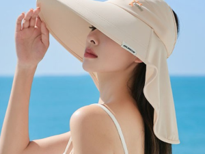 써니 백 커버 선캡 모자 남여공용 벙거지 모자