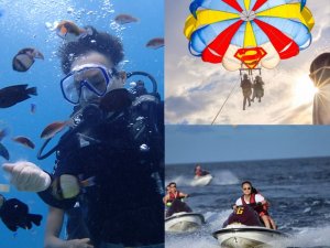 [세부] 체험 다이빙 할인팩_스킨스쿠버,파라세일링,제트스키,바나나보트 (안심케어)