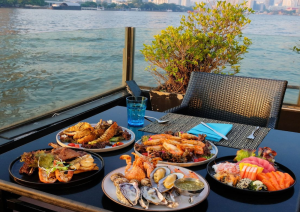 [방콕] 라마다 플라자 매남 리버사이드 디너 뷔페(더 테라스72)