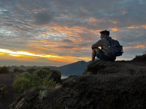 (발리 자연 명소, 새벽 하이킹) 바투르 산 일출 하이킹 및 티부마나 폭포 방문